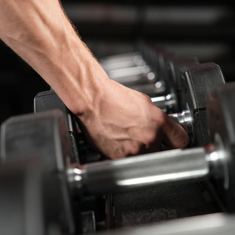 Hammer Strength 4-Sided Rubber Dumbbells - Image 7