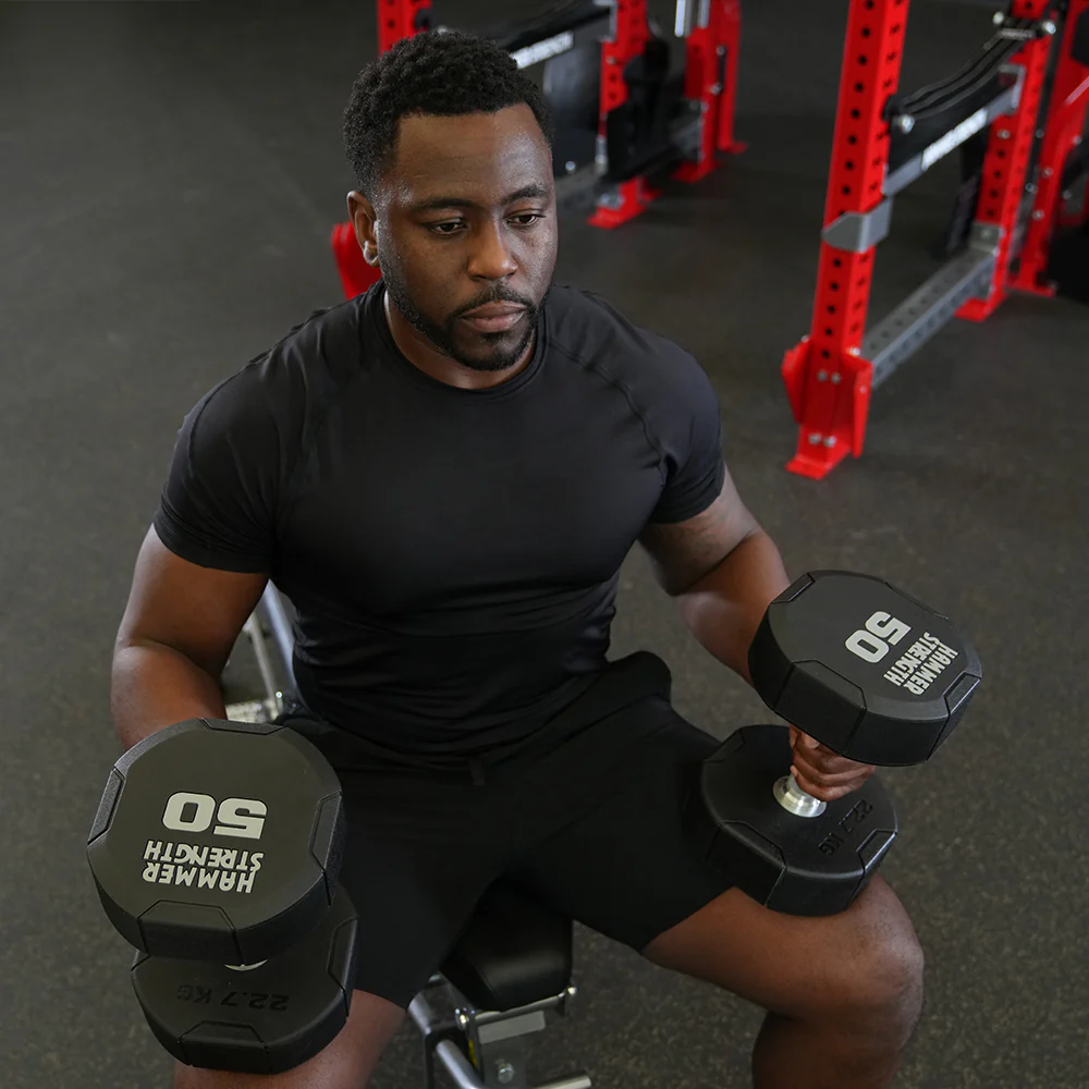 Hammer Strength 4-Sided Urethane Dumbbells - Image 17
