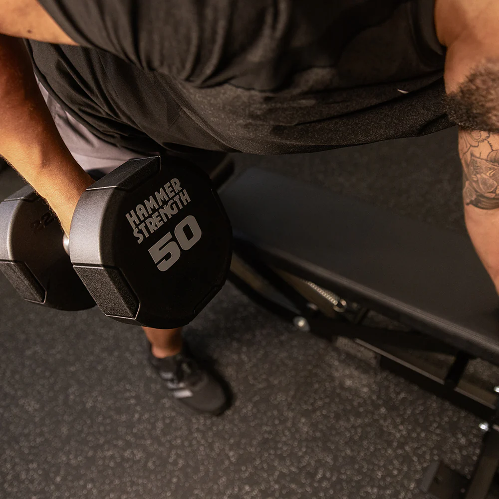 Hammer Strength 4-Sided Urethane Dumbbells - Image 4