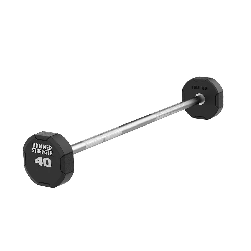 Hammer Strength 4-Sided Urethane Fixed Barbells - Image 3
