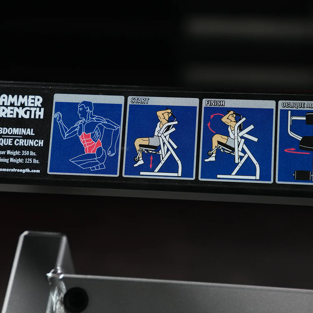 Hammer Strength Plate-Loaded Abdominal Oblique Crunch - Image 20