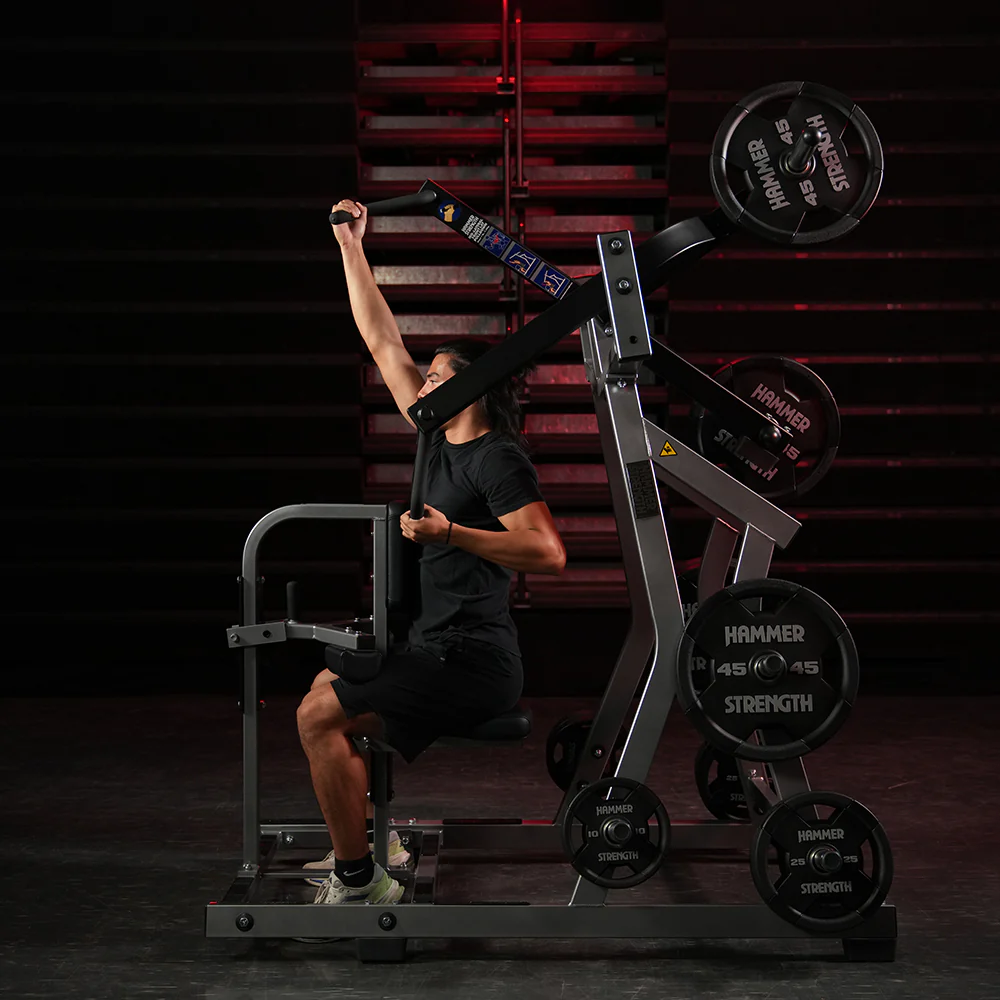 Hammer Strength Plate-Loaded Iso-Lateral Front Lat Pulldown - Image 8
