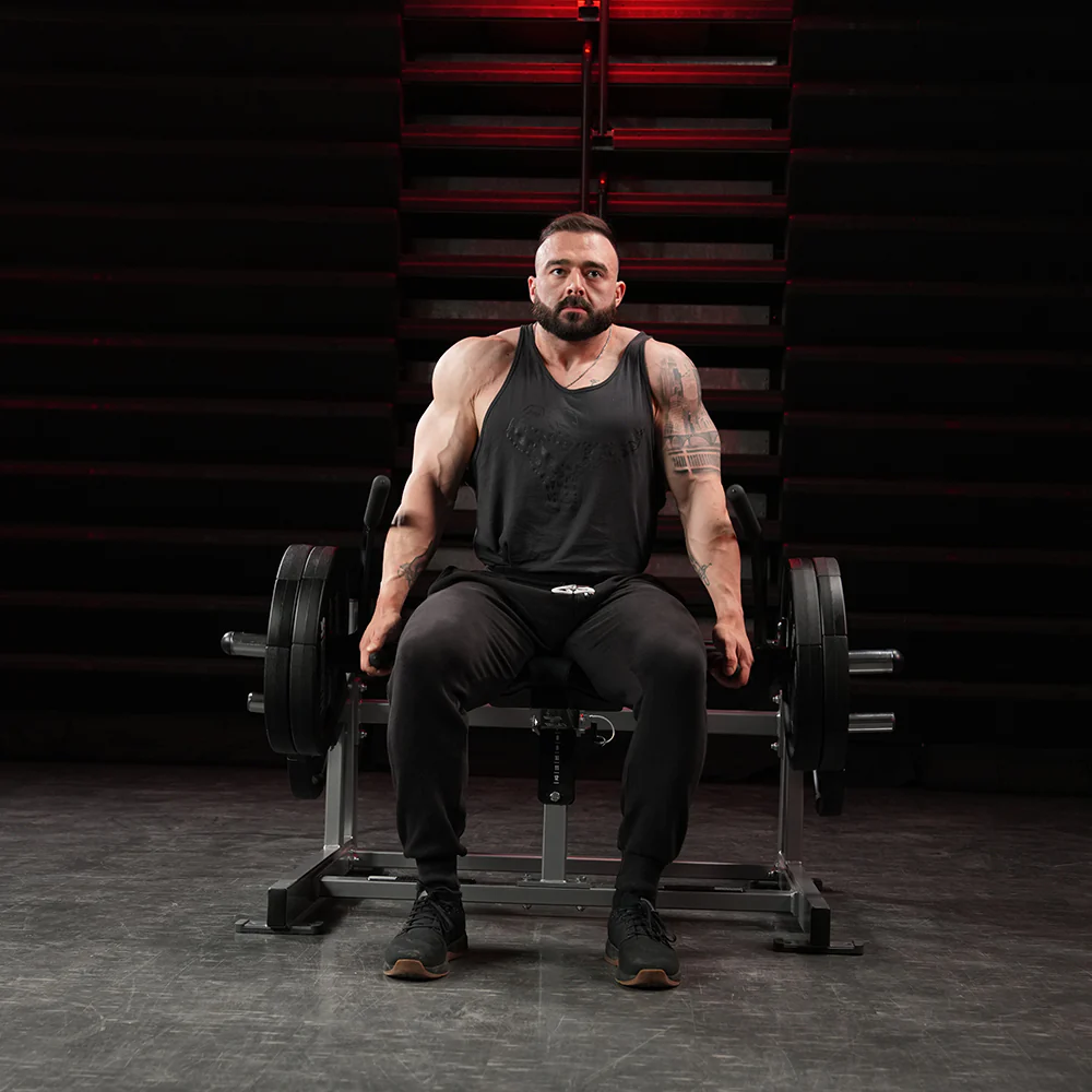 Hammer Strength Plate-Loaded Seated/Standing Shrug - Image 5