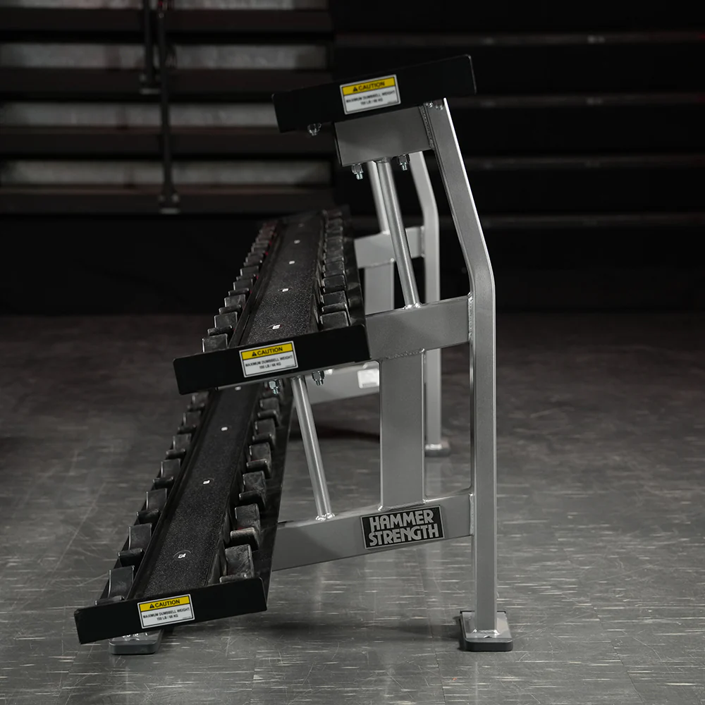 Hammer Strength Three Tier Dumbbell Rack - Image 3