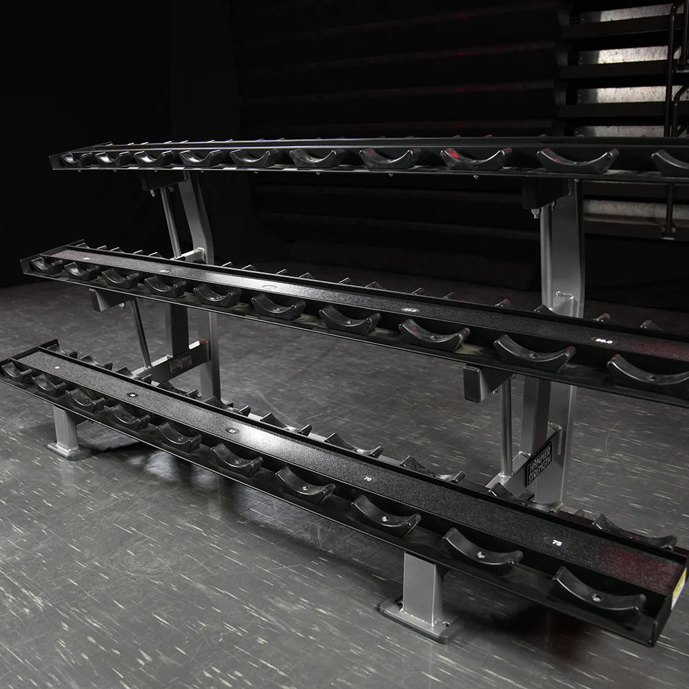 Hammer Strength Three Tier Dumbbell Rack - Image 4