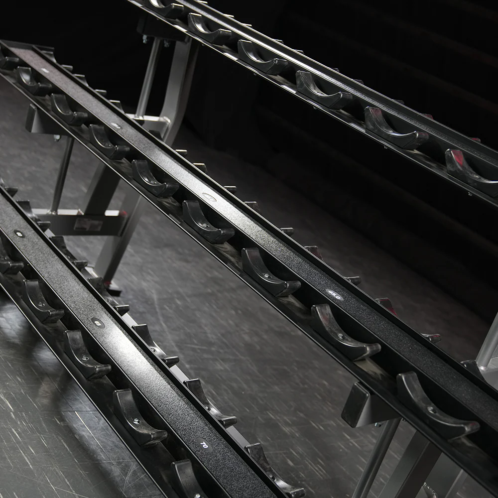Hammer Strength Three Tier Dumbbell Rack - Image 5