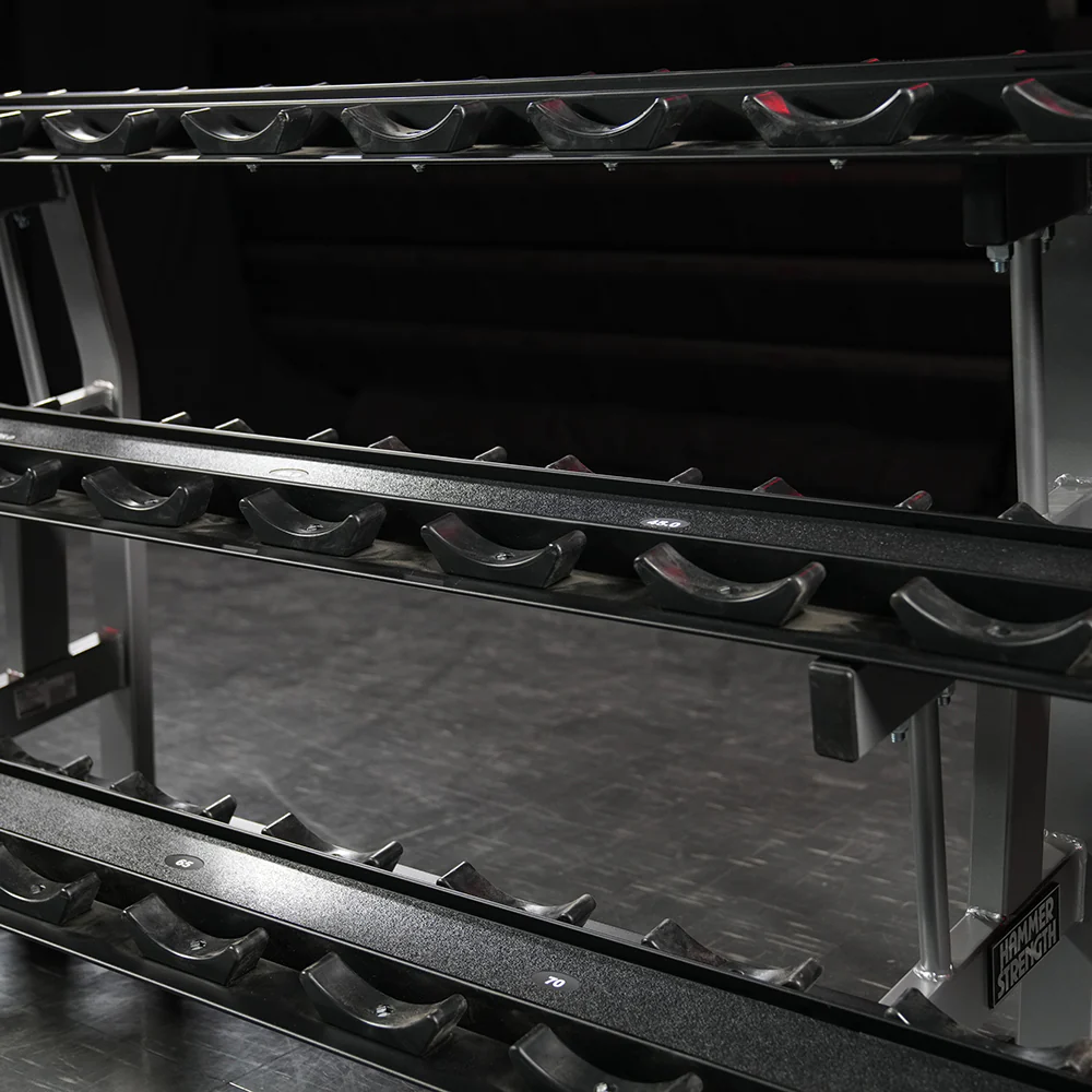 Hammer Strength Three Tier Dumbbell Rack - Image 6