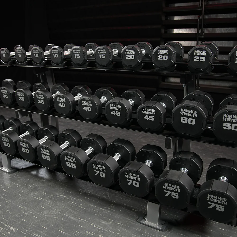 Hammer Strength Three Tier Dumbbell Rack - Image 8