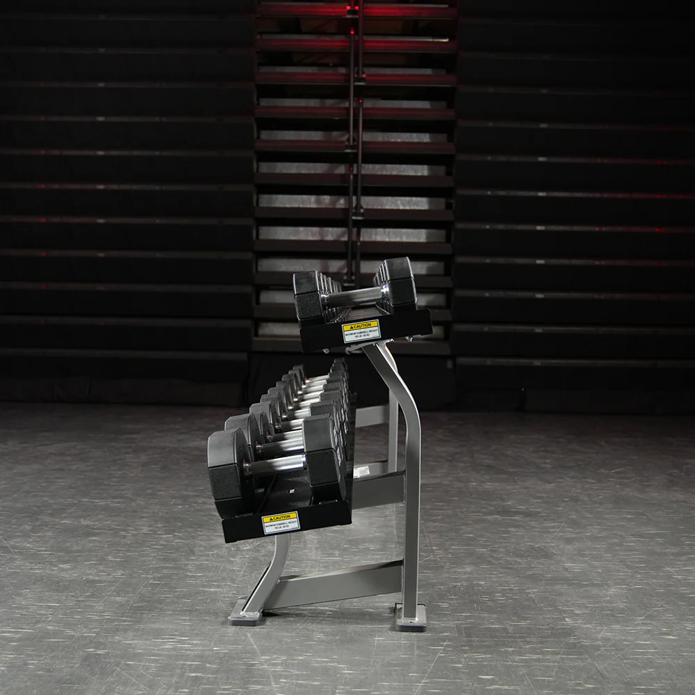 Hammer Strength Two Tier Dumbbell Rack - Image 4