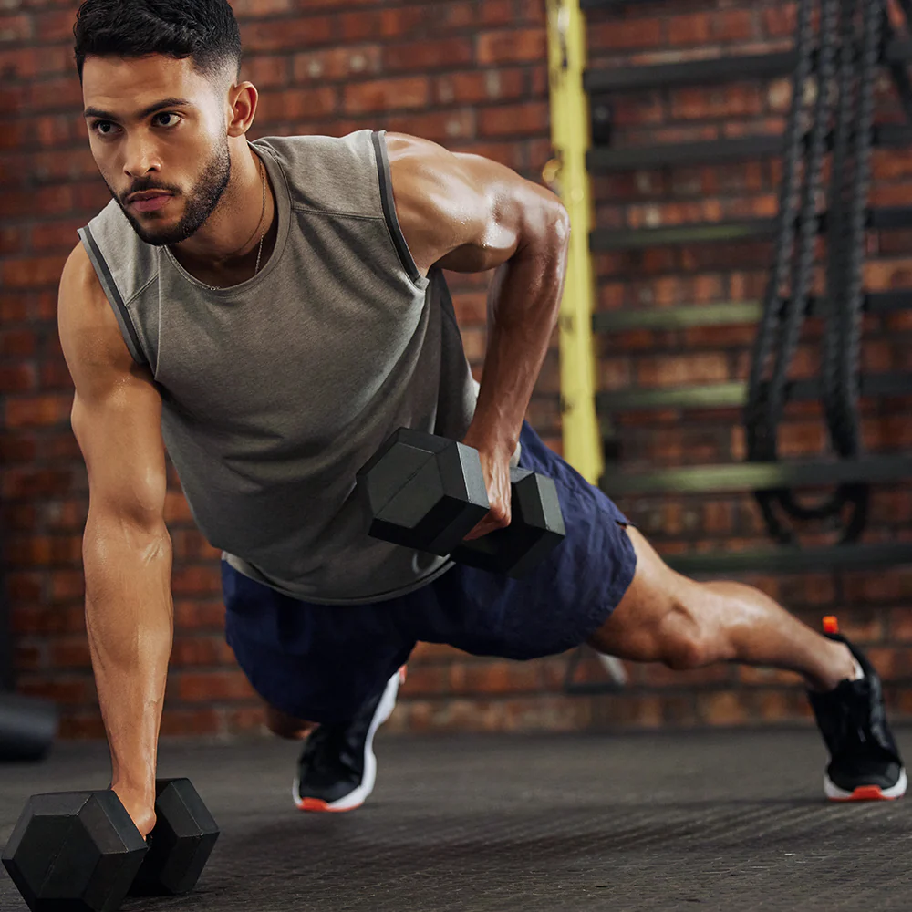 Rubber HEX Dumbbells - Image 5
