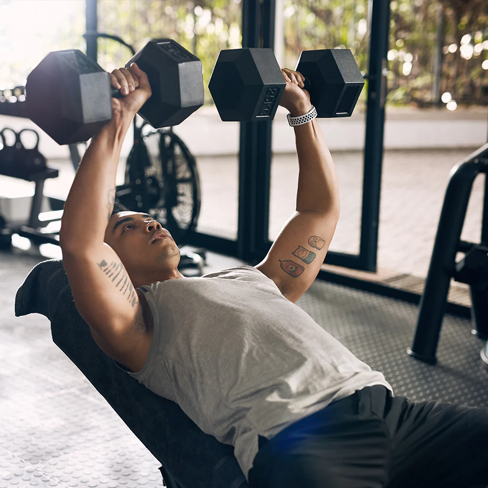Rubber HEX Dumbbells - Image 8